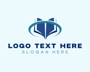 Presentation - Book Online Learning logo design