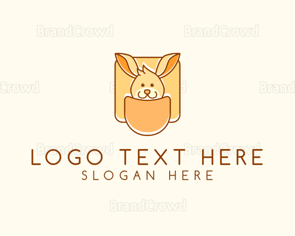 Baby Kangaroo Pocket Logo