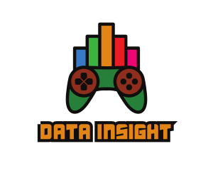 Analysis - Colorful Gaming Stats logo design
