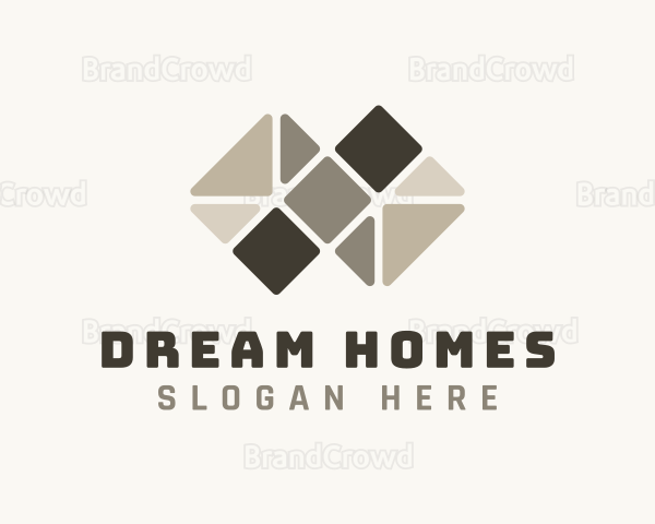 Tile Home Flooring Logo