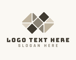Paving - Tile Home Flooring logo design
