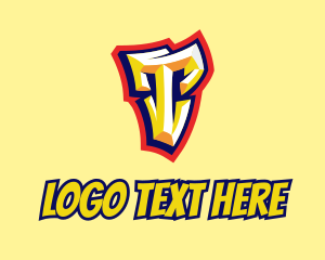 Funky - Graffiti Letter T logo design