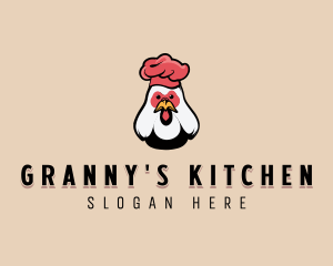 Rooster Chicken Chef logo design