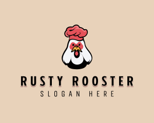 Rooster Chicken Chef logo design