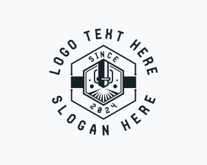 Mechanical - Industrial Laser Metalwork logo design