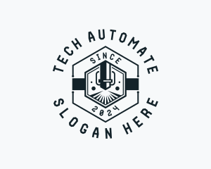 Automation - Industrial Laser Metalwork logo design