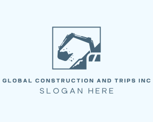 Excavation - Industrial Construction Demolition logo design
