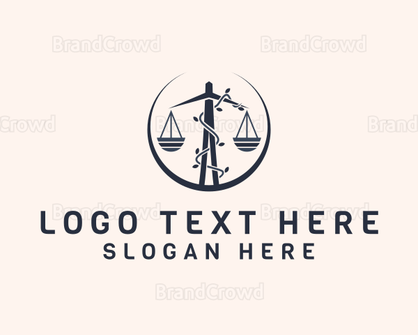 Vine Legal Scale Logo