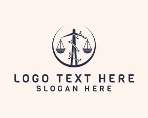 Office - Vine Legal Scale logo design