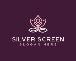 Reiki - Meditation Yoga Lotus logo design