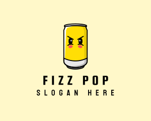 Soda - Soda Can Cartoon logo design