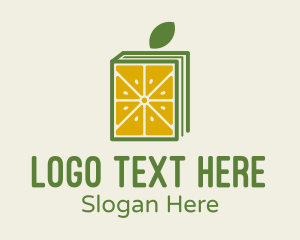 Study - Book Citrus Juice logo design
