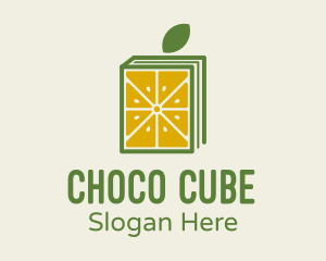 Study - Book Citrus Juice logo design