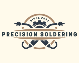 Soldering - Gear Welding Fabrication logo design
