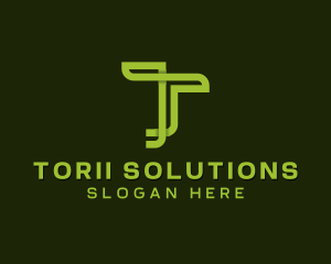 Professional Studio Letter T logo design