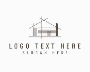 House Construction Scaffolding  Logo