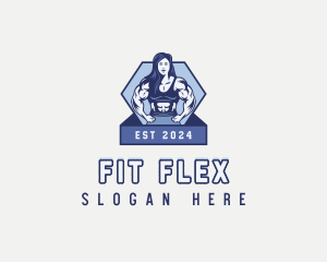 Strong Woman Fitness logo design
