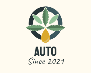 Cannabidiol - Cannabis Essential Oil logo design