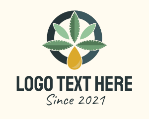 Cannabis - Cannabis Essential Oil logo design