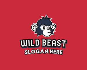 Monkey Beast Gamer logo design