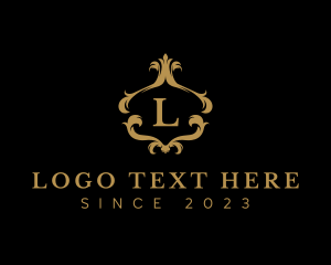 Antique - Luxury Ornate Mirror Frame logo design