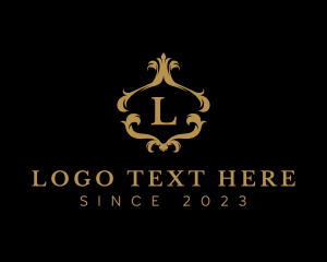 Frame - Luxury Ornate Mirror Frame logo design