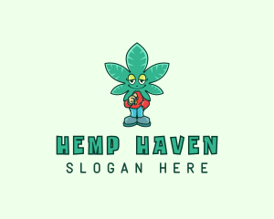 Cannabis Weed Dispensary logo design