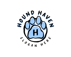 Pet Paw Grooming Veterinary logo design