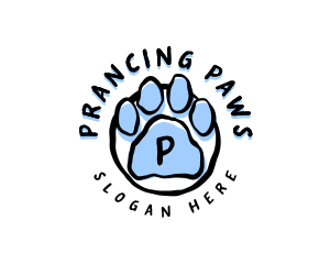 Pet Paw Grooming Veterinary logo design