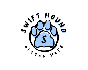 Pet Paw Grooming Veterinary logo design