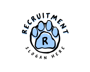 Vet - Pet Paw Grooming Veterinary logo design