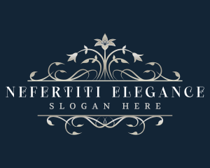 Elegant Floral Wedding logo design