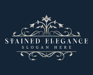 Elegant Floral Wedding logo design