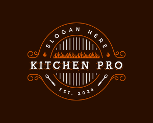 Kitchen Grill Restaurant logo design