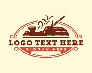 Diy - Industrial Woodworking Carpentry logo design