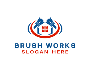 Brush - Paint Brush Maintenance logo design