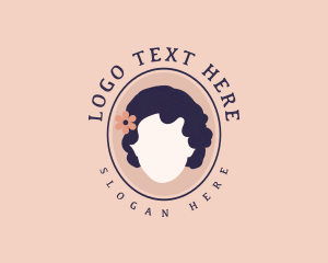 Latina - Curly Hair Salon logo design