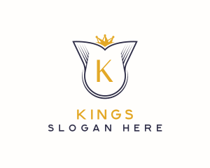 Luxury Crown Crest logo design