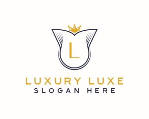 Luxury Crown Crest logo design