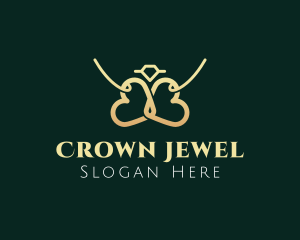 Luxury Heart Jewelry logo design