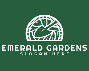 Shovel Plant Farm logo design