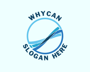 Modern Ocean Waves Logo