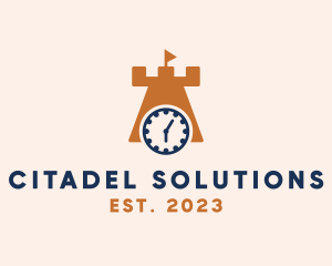 Citadel - Castle Tower Timer logo design