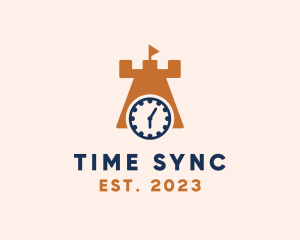 Timer - Castle Tower Timer logo design