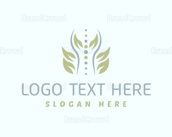 Leaf Wellness Lifestyle Logo