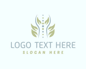 Dermatology - Leaf Wellness Lifestyle logo design