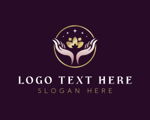 Spa - Wellness Hand Spa logo design