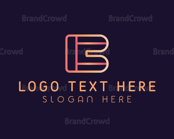 Gradient App Letter B Logo