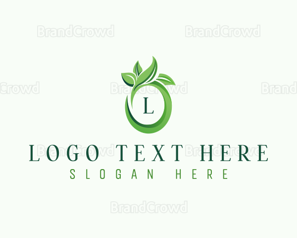 Organic Nature Leaf Logo