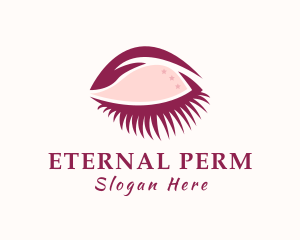 Female Beauty Eyelash logo design